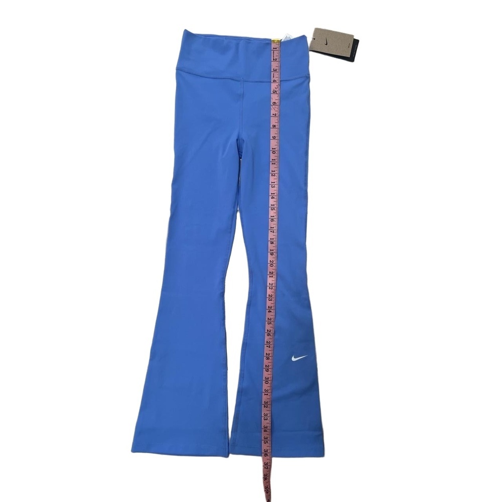 NWT Nike Kids' One Girls' Dri-Fit Flared Leggings M Blue High-Waisted DM7682-441 - Picture 9 of 9